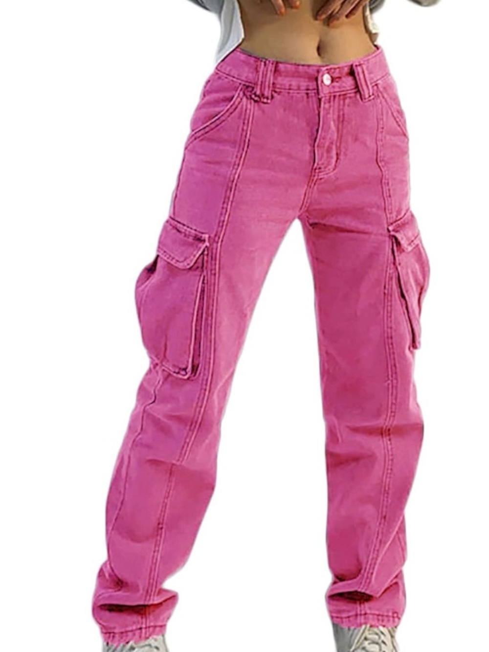 Pink Cargo Pants